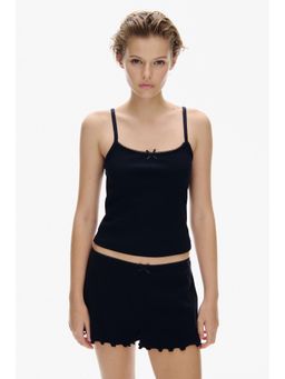 H&M - Women Blue 2-Piece Ribbed Jersey