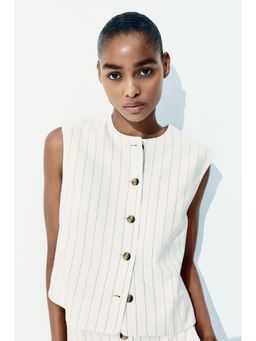 H&M - Women White Waistcoat