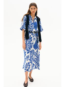 H&M - Women White Tie-Belt Shirt Dress