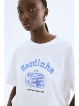 H&M - Women White Oversized T-Shirt