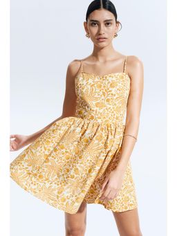 H&M - Women Yellow Strappy Dress