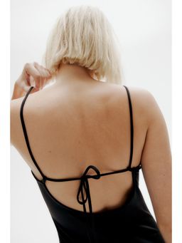 H&M - Women Black Strappy Bodycon Dress