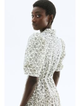 H&M - Women White Long Cotton Dress