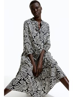 H&M - Women Black Tie Midi Dress