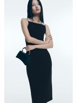 H&M - Women Black Strappy Pencil Dress