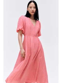 H&M - Women Red V-Neck Dress