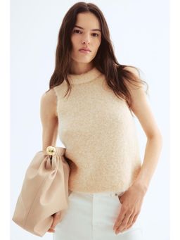 H&M - Women Orange Wool-Blend Top