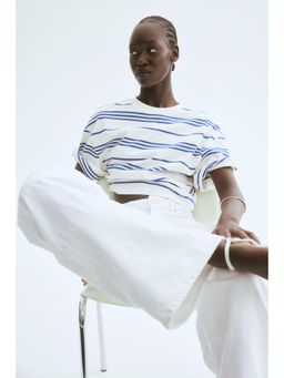 H&M - Women White Cropped T-Shirt