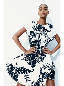 H&M - Women White Button-Front Cotton Dress