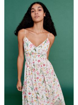 H&M - Women White Strappy Dress