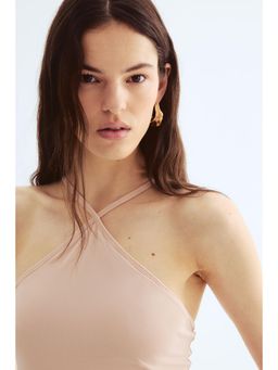 H&M - Women Orange Crape Thong Body