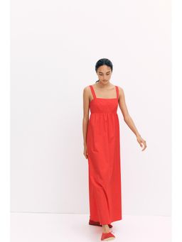 H&M - Women Red Cotton Dress