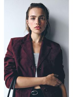 H&M - Women Pink Napped Jacket