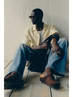 H&M - Men Yellow Regular Fit Textu Resort Shirt