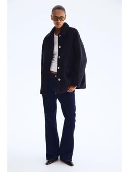 H&M - Women Blue Car Coat