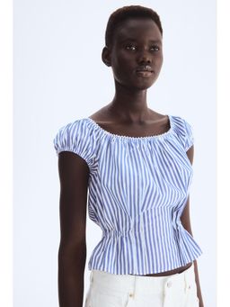 H&M - Women Blue Short Blouse