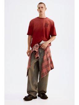 H&M - Men Multi-Color Oversized Fit T-Shirt
