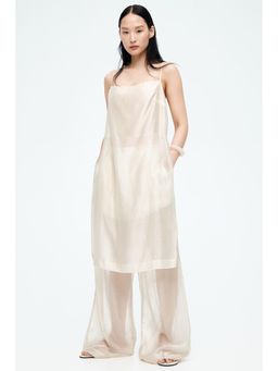 H&M - Women White Long Strappy Top