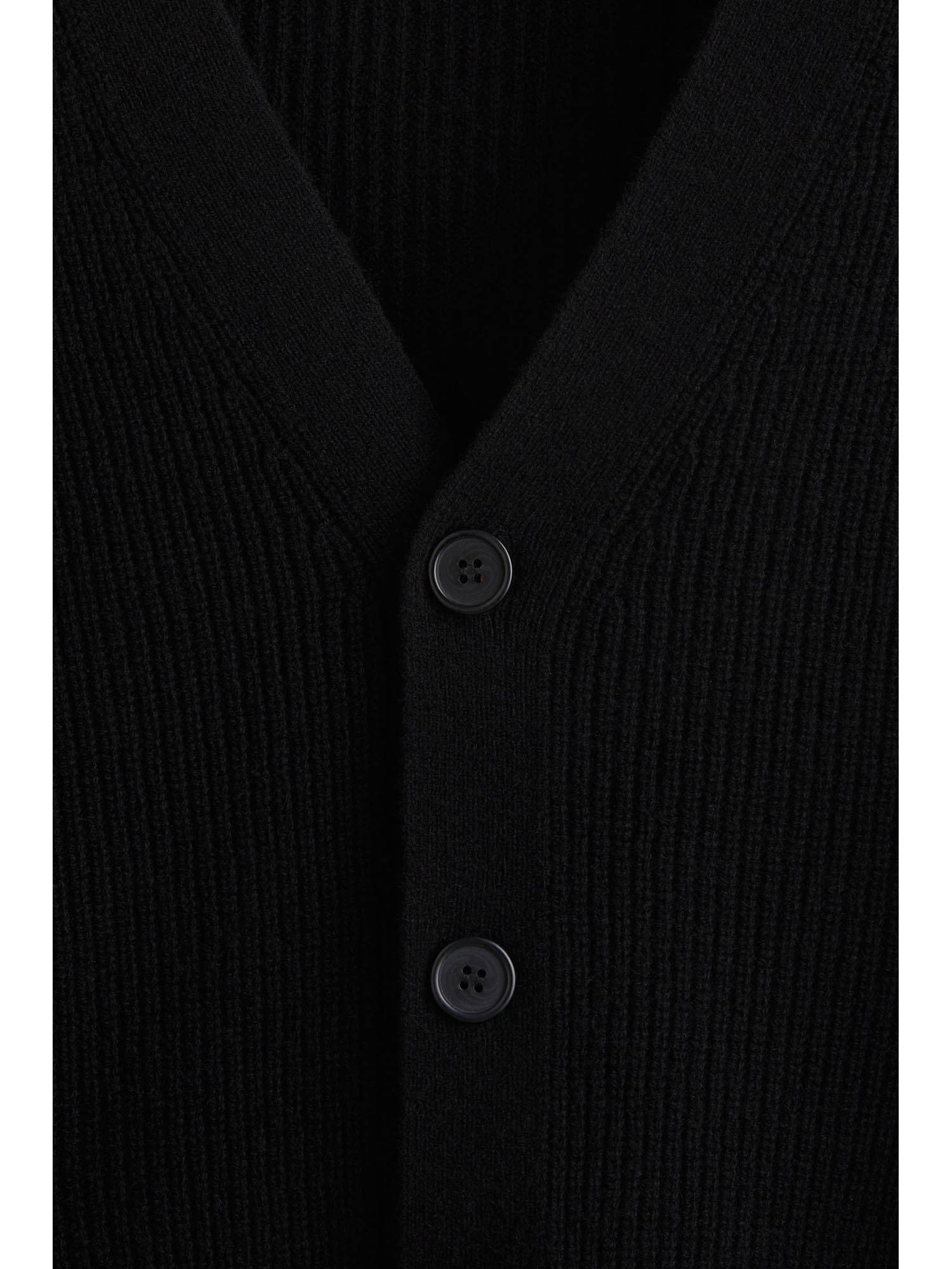 Buy H&M Regular Fit Wool Cardigan Black (XS) Online