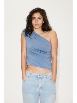H&M - Women Blue One-Shoulder Top