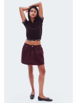 H&M - Women Red Short-Sleeved Cardigan