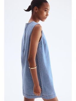 H&M - Women Blue Denim Shift Dress