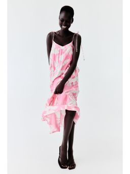 H&M - Women Pink Tie-Strap Maxi Dress