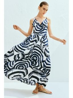 H&M - Women Blue Long Strappy Dress