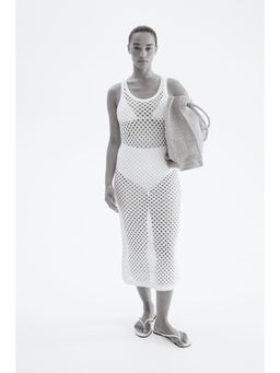 H&M - Women White Crochet-Look Dress