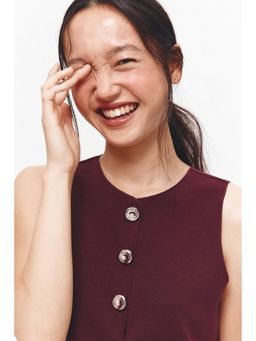 H&M - Women Pink Jersey Waistcoat