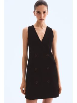 H&M - Women Black Waistcoat Dress