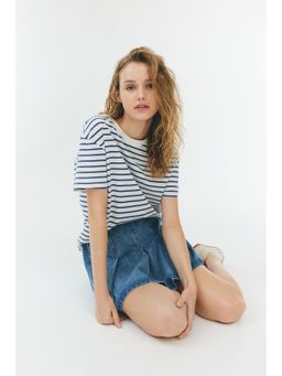 H&M - Women Multi-Color Loose-Fit T-Shirt