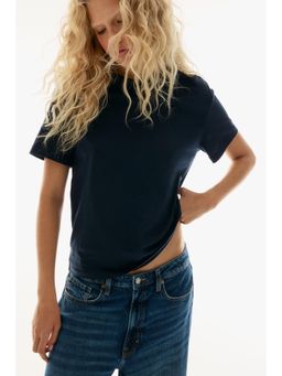 H&M - Women Blue Loose-Fit T-Shirt