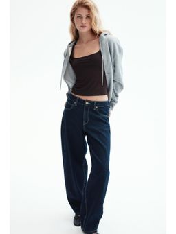 H&M - Women Brown Soft Jersey Top