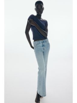 H&M - Women Blue Off-The-Shoulder Top