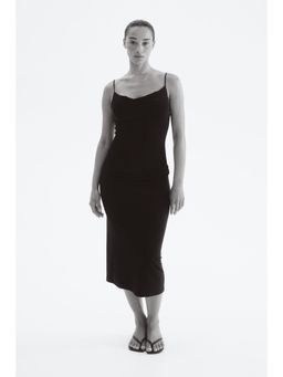 H&M - Women Black Interlock Strappy Dress