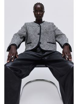 H&M - Women Black Boucle Jacket