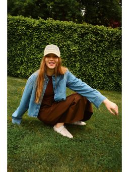 H&M - Women Blue Denim Shirt