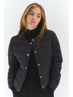 H&M - Women Black Quilted Jacket