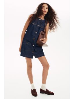 H&M - Women Blue Sleeveless Denim Dress