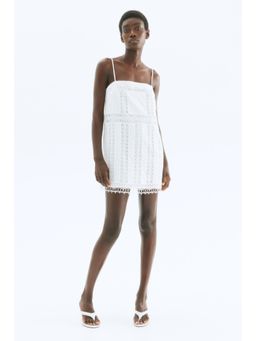H&M - Women White Lace-In Strappy Dress