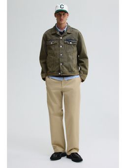 H&M - Men Green Denim Trucker Jacket