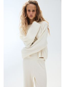 H&M - Women White Rib-Knit Jumper