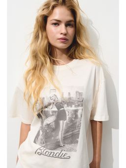 H&M - Women Multi-Color Oversized Printed T-Shirt