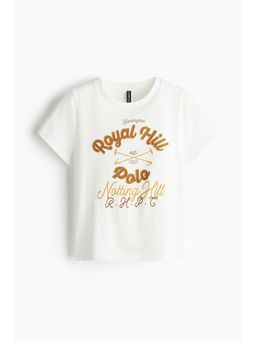 H&M - Women White Cotton T-Shirt