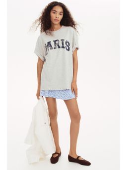 H&M - Women Multi-Color Oversized Printed T-Shirt