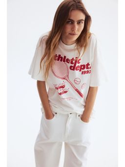 H&M - Women White Oversized T-Shirt