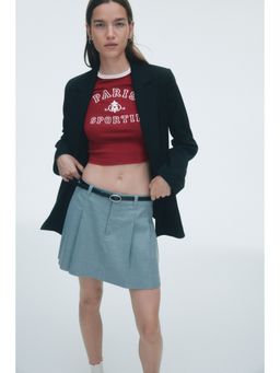 H&M - Women Red Cropped T-Shirt