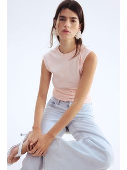 H&M - Women Orange Draped Top