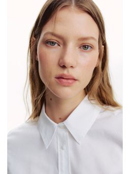 H&M - Women White Poplin Shirt